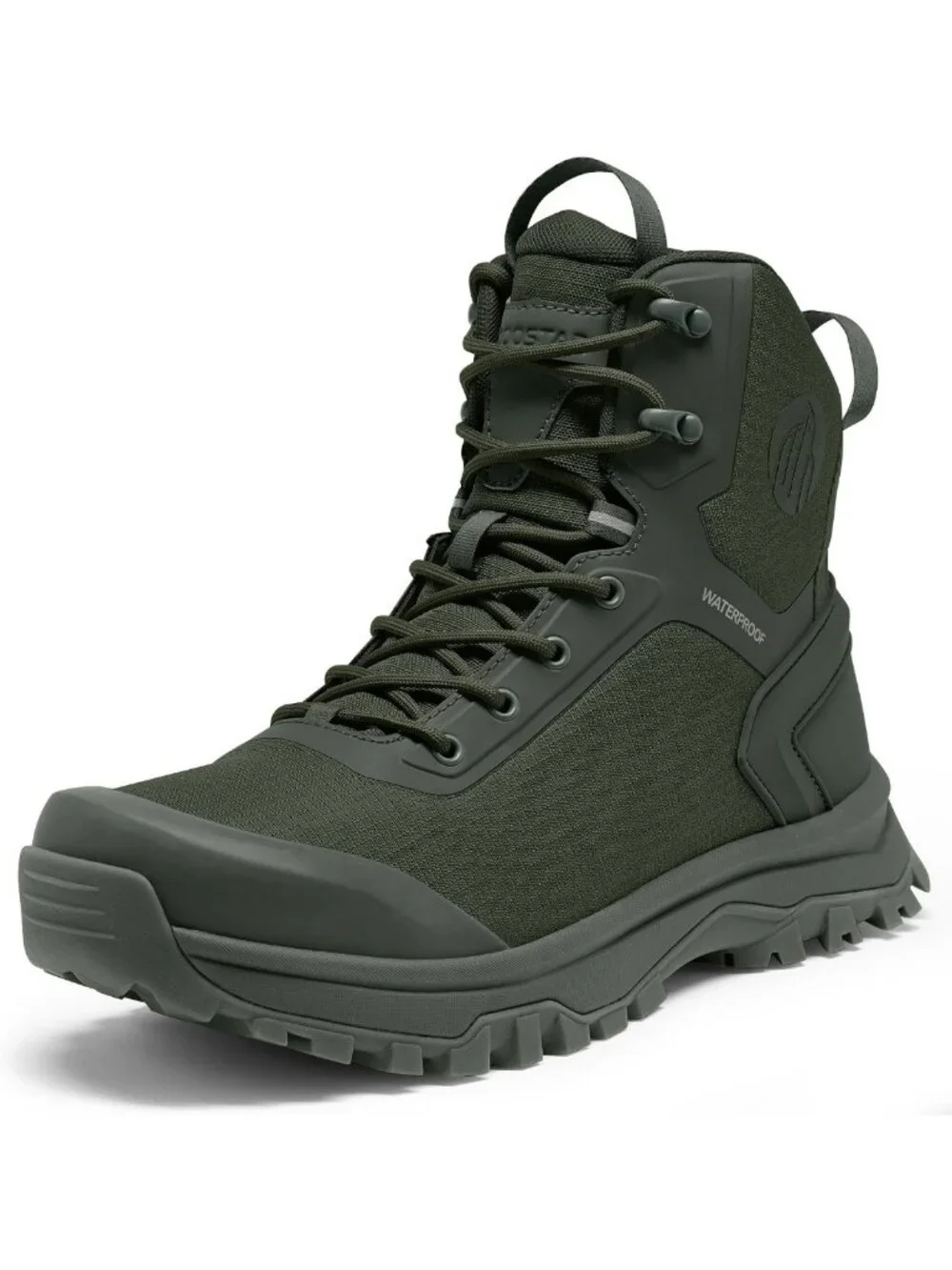 Lightweight Waterproof Tactical Boots for Men | Side Zipper Work Footwear